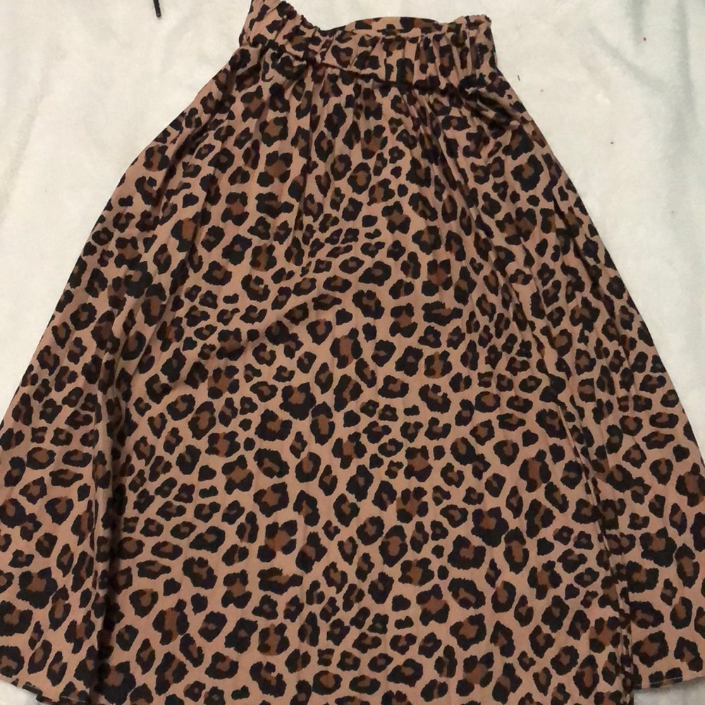 Cheetah print skirt